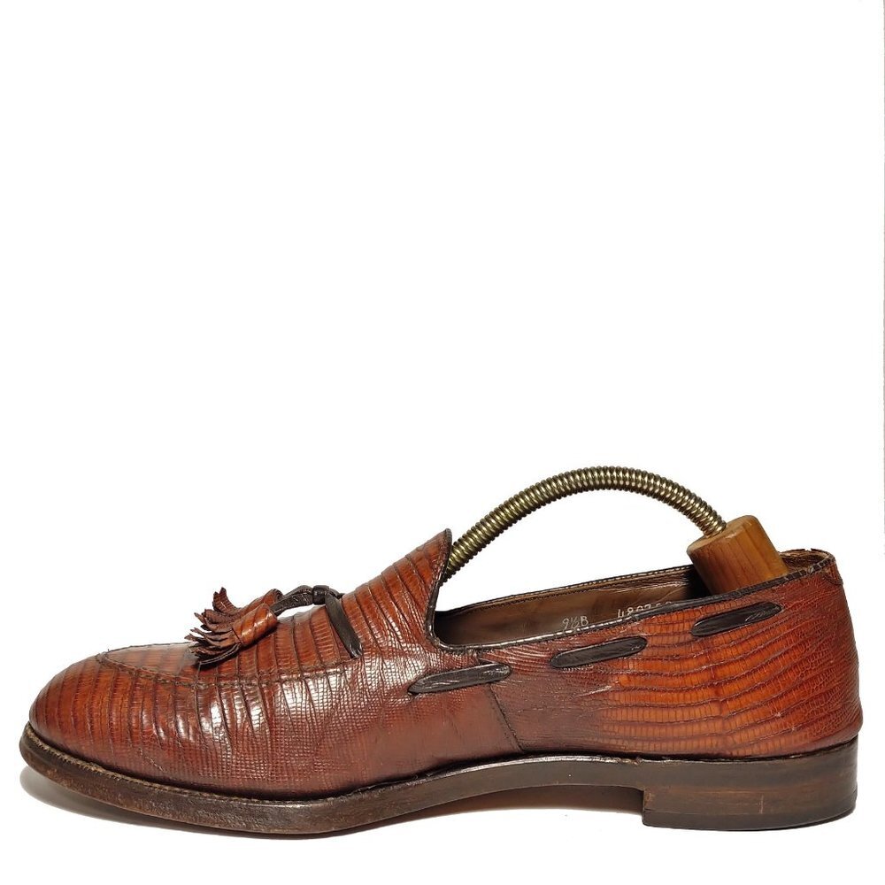 Footjoy Classics USA Made Lizard Loafer Sz 9.5B - Picture 5 of 10